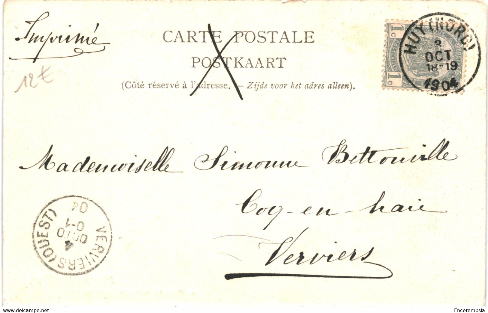 CPA Carte Postale Belgique- Modave Le  Château -1904  VM50874 - Modave