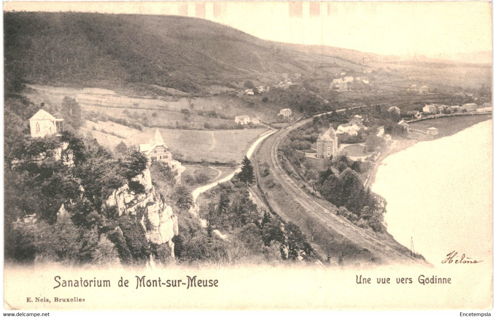 CPA Carte Postale Belgique- Mont Sur Meuse - Sanatorium  Vue Vers Godine 1905 VM50875 - Yvoir