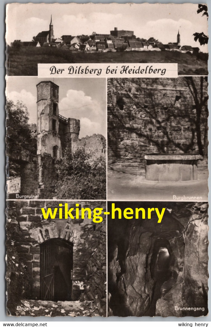 Neckargemünd Dilsberg - S/w Der Dilsberg Bei Heidelberg - Neckargemünd