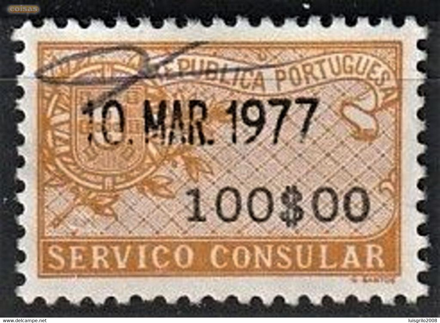 Revenue/ Fiscal, Portugal - 1931, Serviço Consular -|- 100$00 - Usati