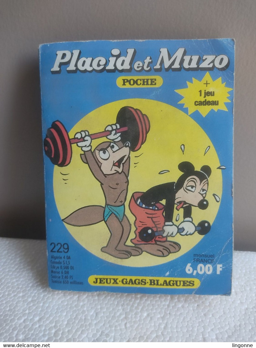 PLACID Et MUZO Poche N°229  Poids : 78 Grammes - Pif - Autres