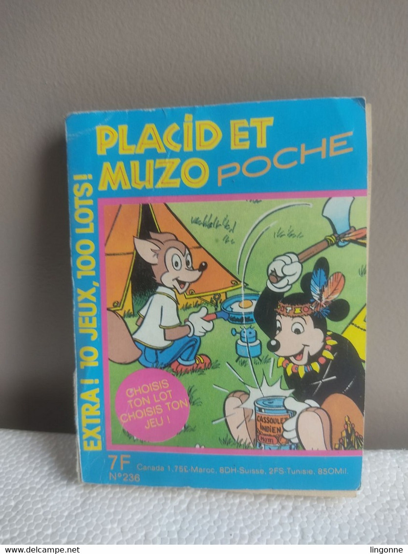 PLACID Et MUZO Poche N°236  Poids : 67 Grammes - Pif - Autres