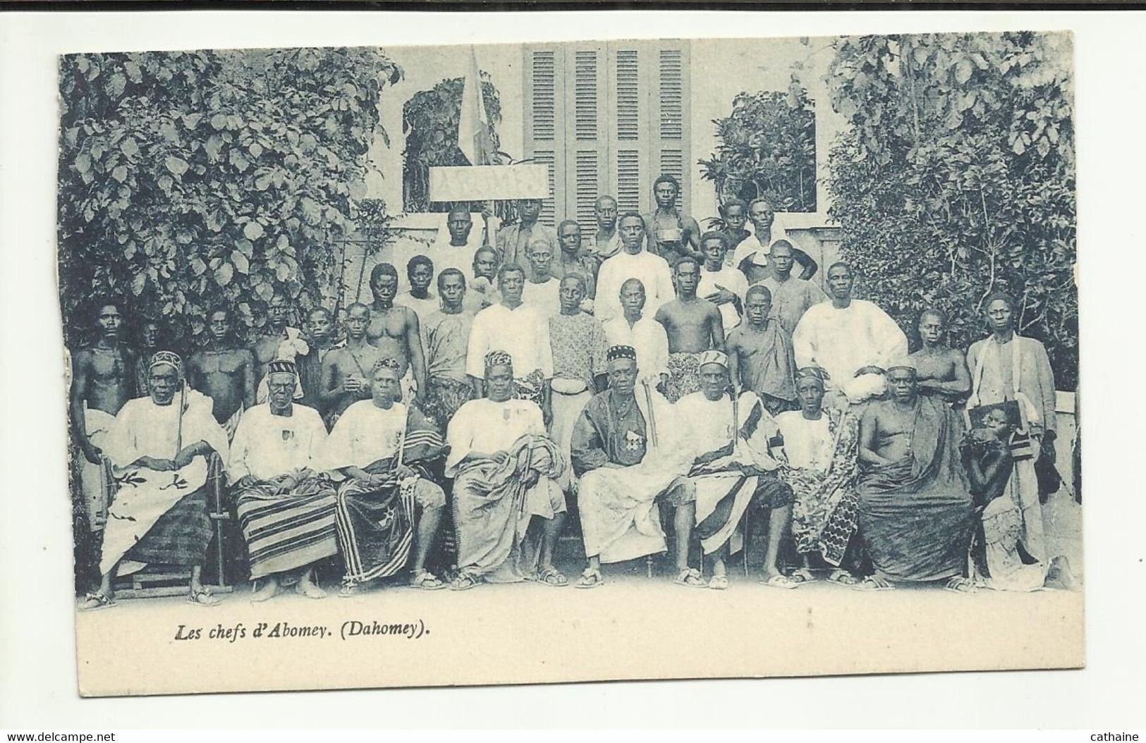 AFRIQUE . DAHOMEY .  LES CHEFS D ABOMEY - Dahomey