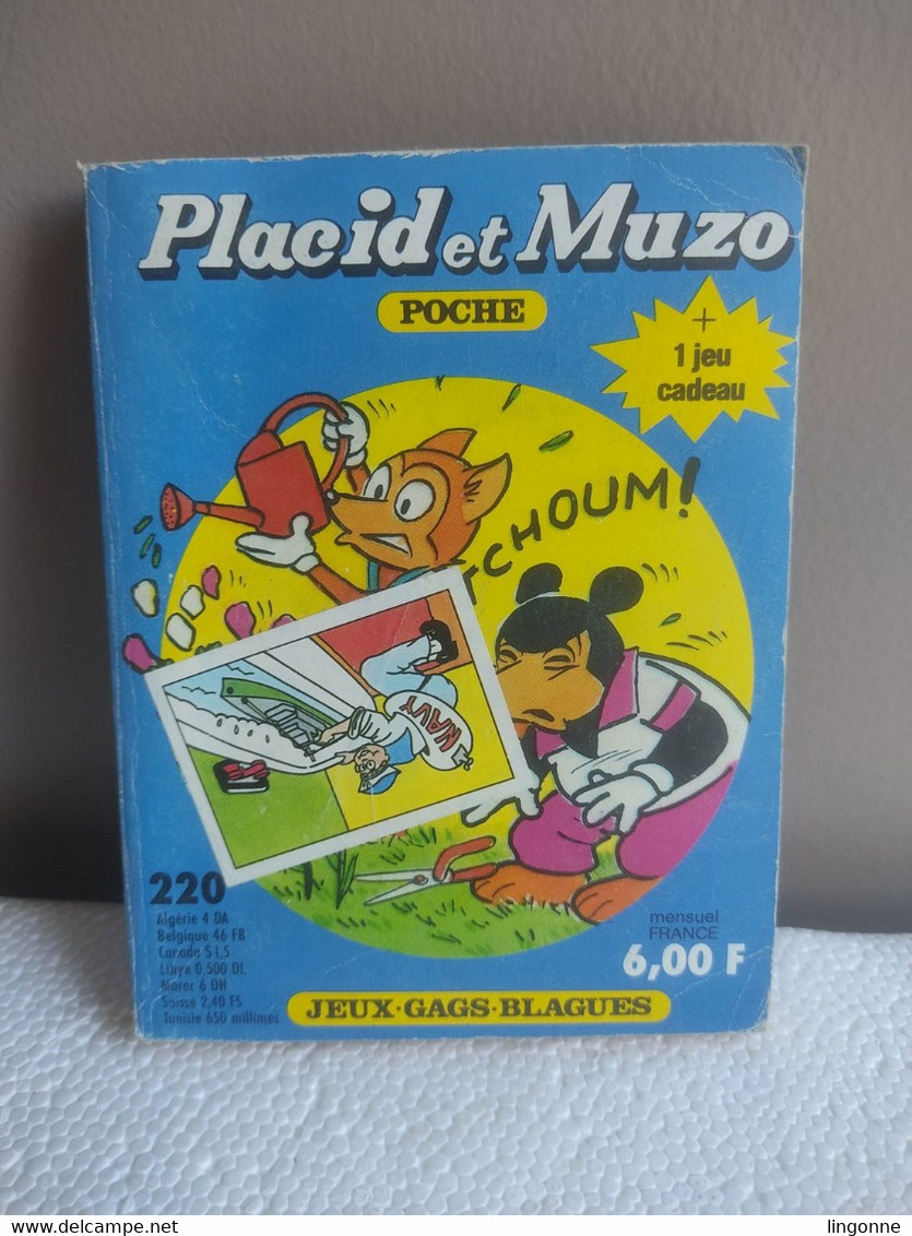 PLACID Et MUZO Poche N°220  Poids : 79 Grammes - Pif - Autres