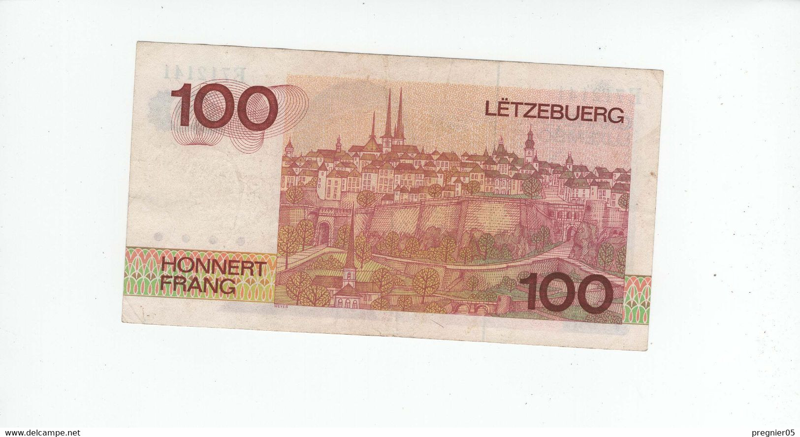 LUXEMBOURG " Baisse De Prix " Billet 100 Francs 1980 SUP P.57-E - Luxembourg