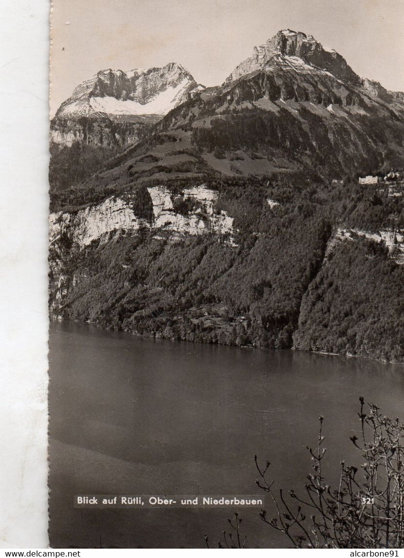 RUTLI - Blick Auf Rütli, Ober Und Niederbauen - Bauen