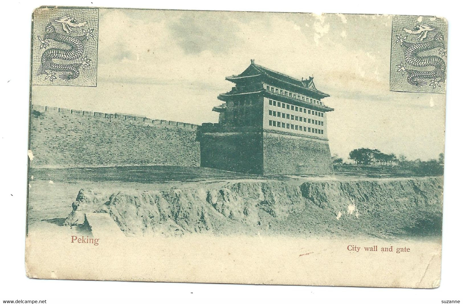 CHINA - PEKING - CITY WALL And GATE - Edit. Kingshill N°150 - China
