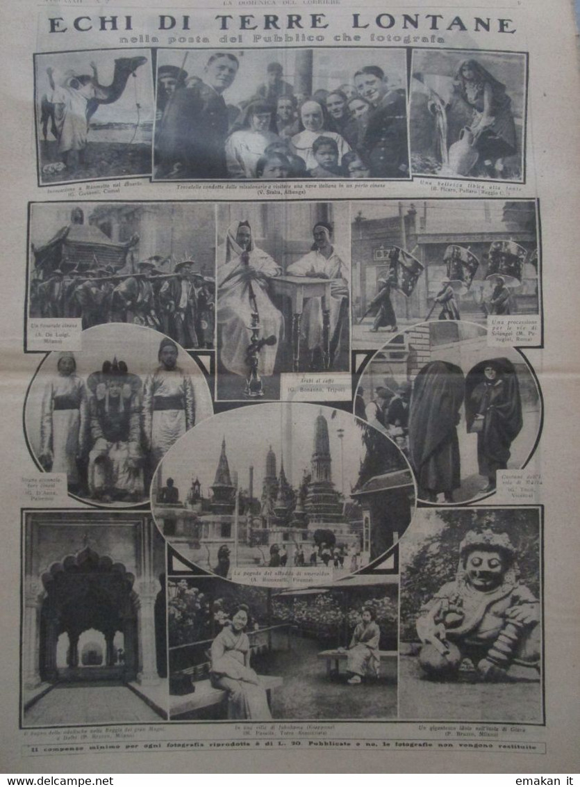 # DOMENICA DEL CORRIERE N 2 / 1930 GANDHI /CENTRALE LATTE NAPOLI / COSTUMI MALTA - First Editions