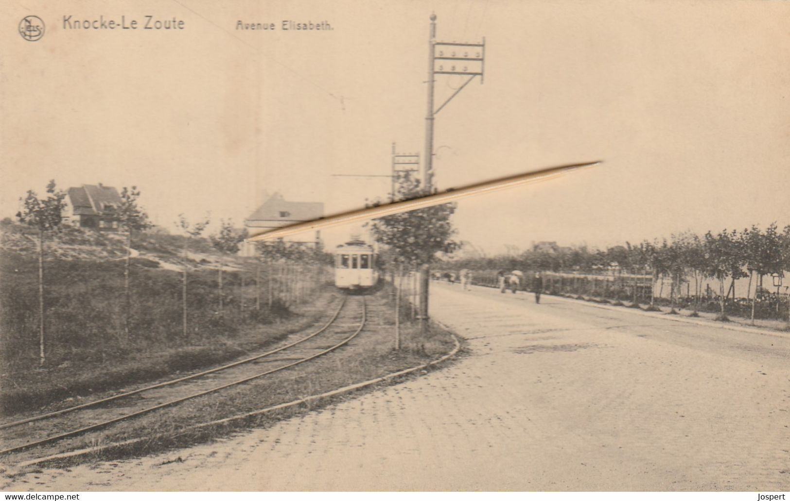 Knokke, Knocke, Avenue, Elisabeth, Tram,  2 Scans - Knokke