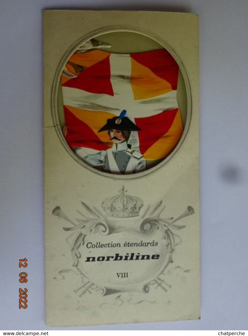 COLLECTION ETENDARDS NORBILINE VIII REGIMENT DU CAMBRESIS ENSEIGNE EN 1789 - Flags