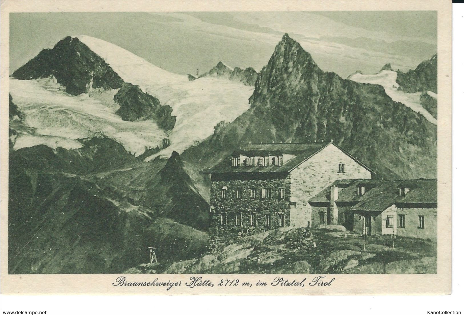 Pitztal, Tirol, Braunschweiger Hütte, Gelaufen 1928 - Pitztal