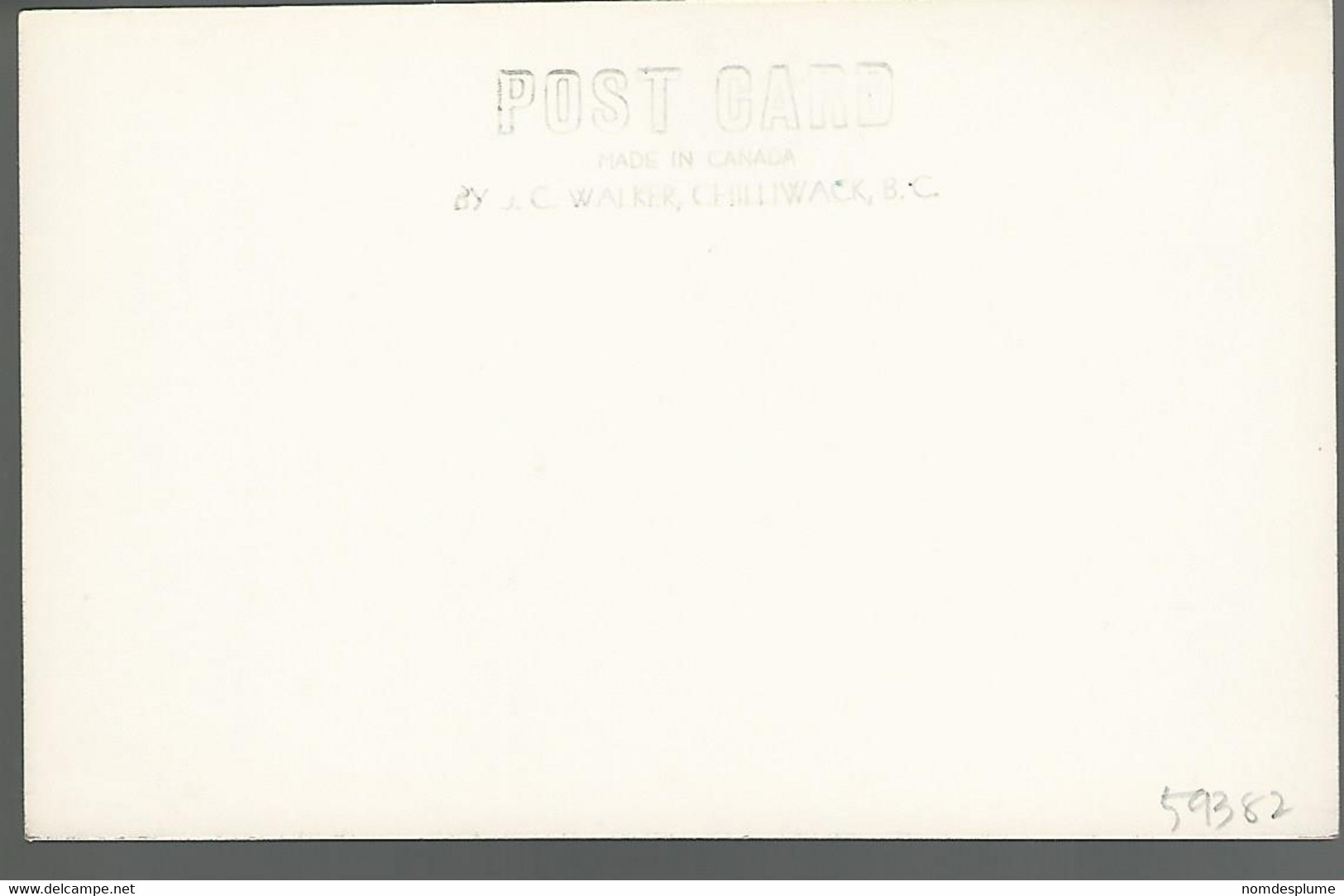 59382 ) BC  Hope Princeton Highway At Skagit Bluffs Real Photo Postcard RPPC Undivided Back - Princeton