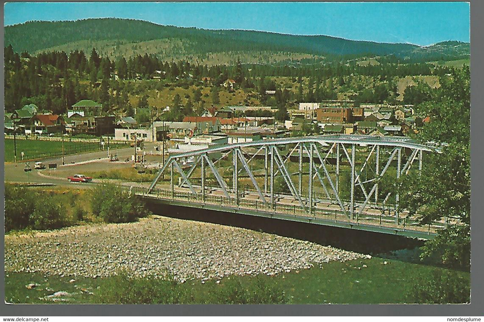 59384 ) BC  Similkameen River Bridge Princeton - Princeton