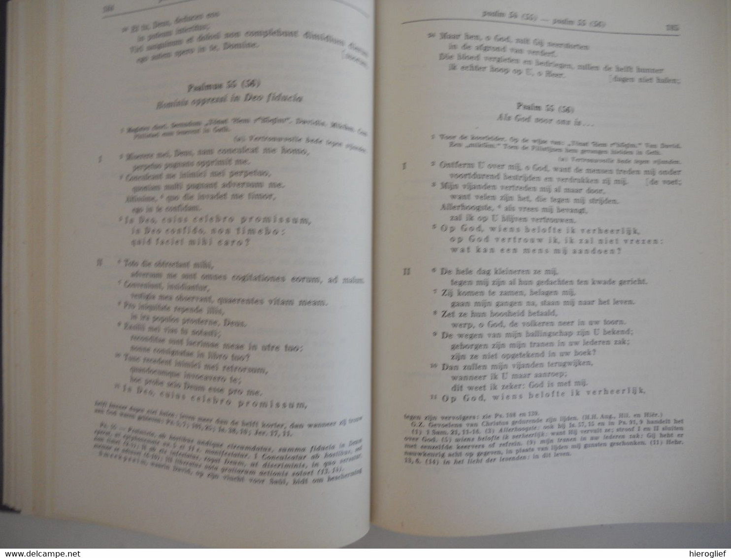 HET BOEK DER PSALMEN Met De Lofzangen Vh Romeinse Brevier 1948 Bijbel Oude Testament Godsdienst Christendom - Poetry