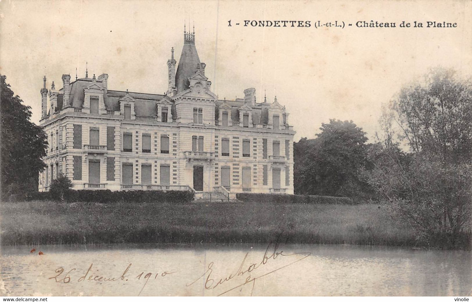 PIE-JMT2-22 : 5054 : FONDETTES. CHATEAU DE LA PLAINE - Fondettes