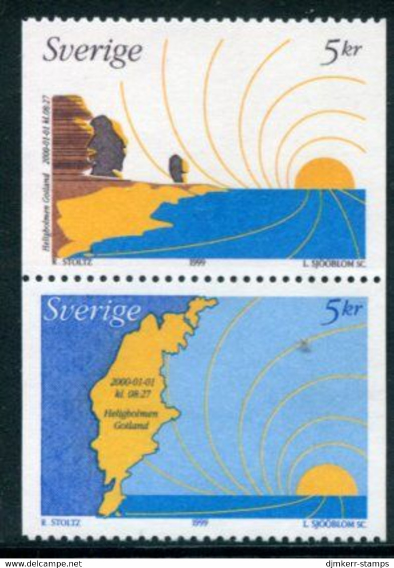 SWEDEN 1999 New Millennium MNH / **    Michel 2152-53 - Unused Stamps