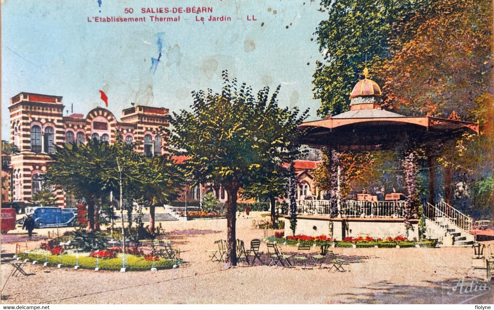 Salies De Béarn - L’établissement Thermal - Le Jardin - Kiosque à Musique - Salies De Bearn