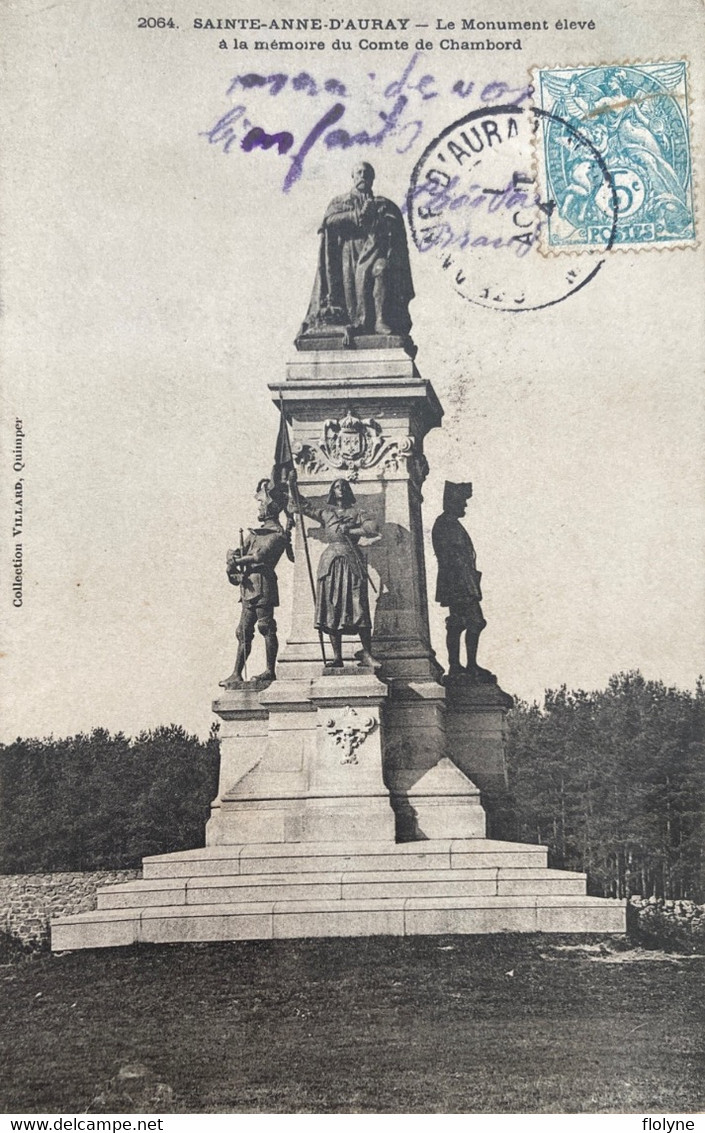 Ste Anne D’auray - Le Monument élevé à La Mémoire Du Comte De Chambord - Sainte Anne D'Auray