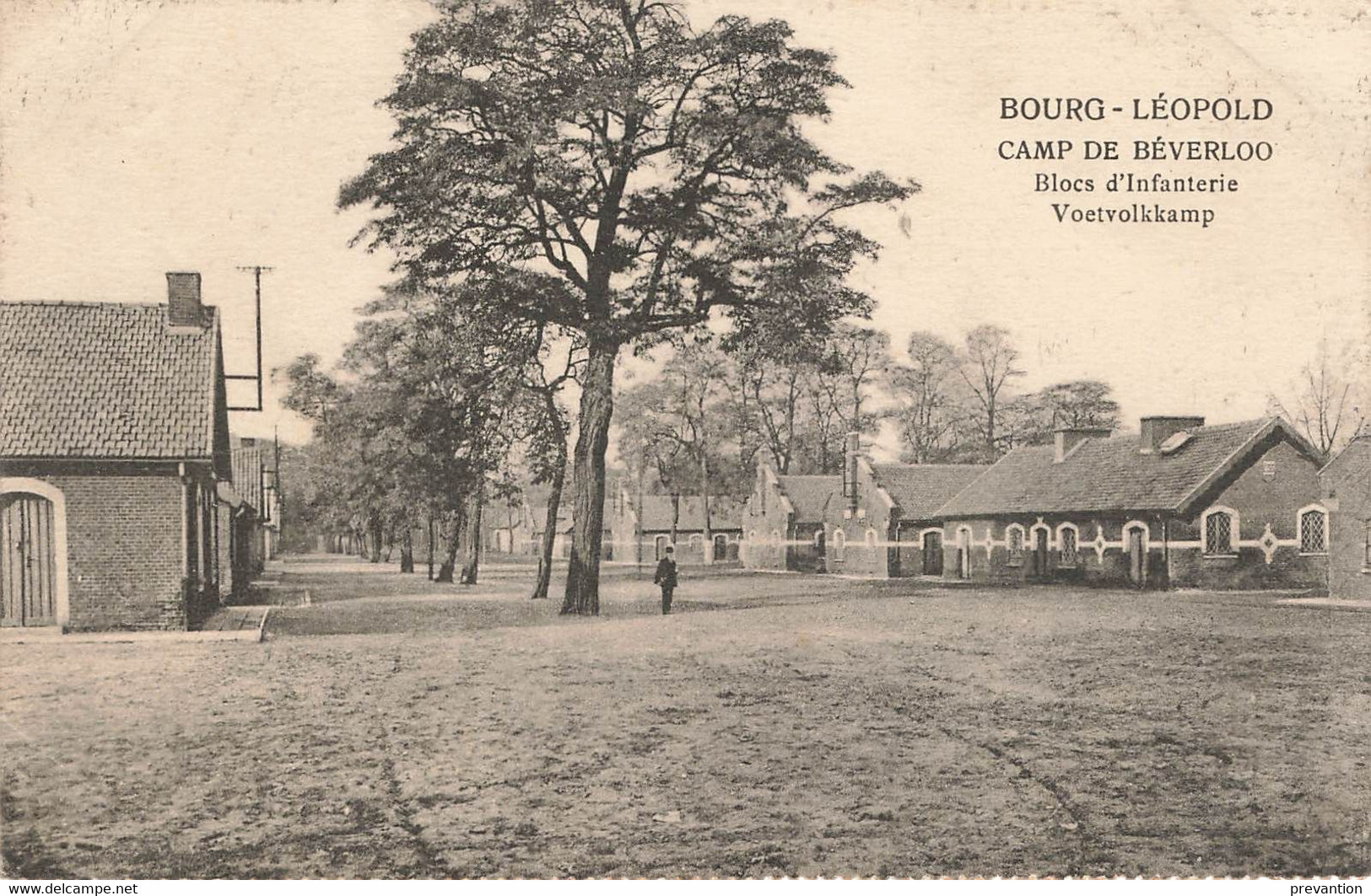 BOURG-LEOPOLD - Camp De BEVERLOO - Blocs D'Infanterie - Carte Circulé - Leopoldsburg (Kamp Van Beverloo)