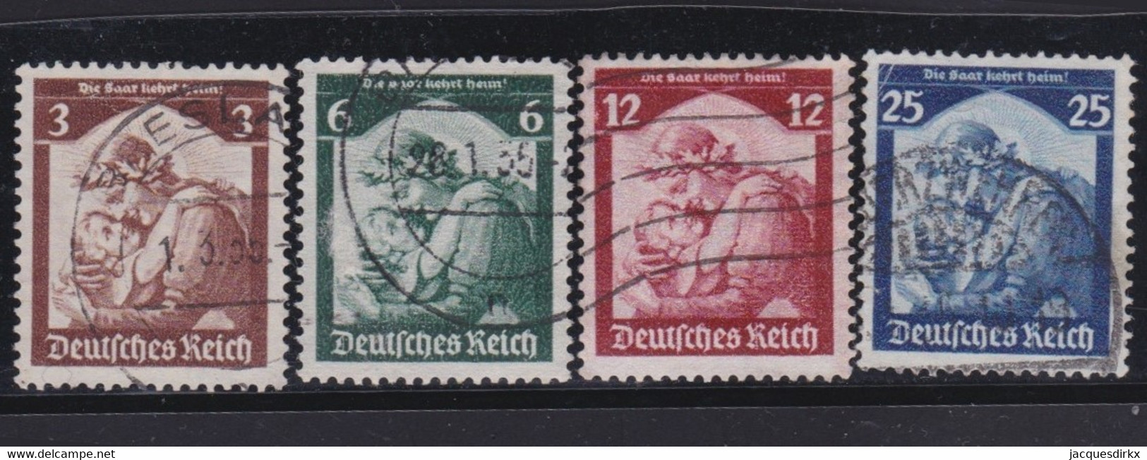Deutsches Reich   .    Michel      .   565/568       .      O        .     Gestempelt - Oblitérés