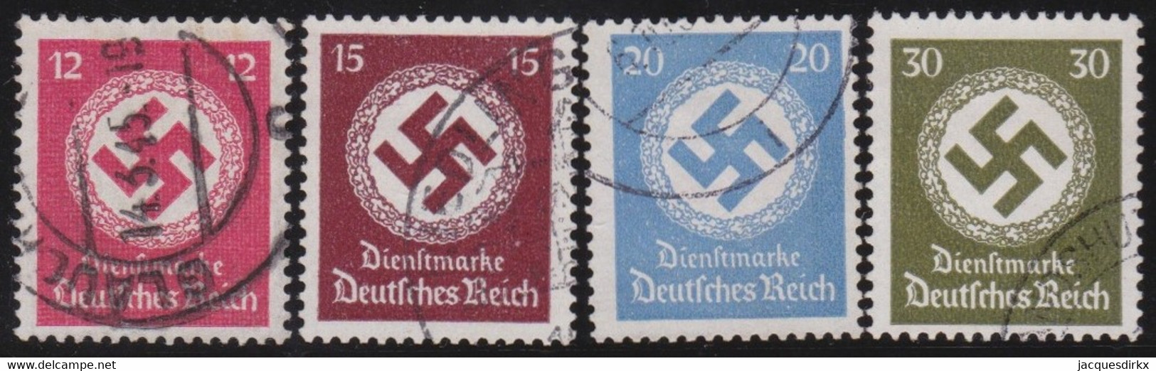 Deutsches Reich   .    Michel      .   Dienst  172/175       .      O        .     Gestempelt - Officials