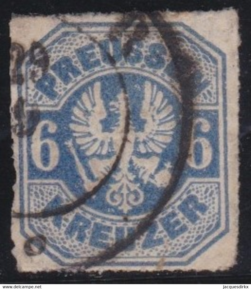 Preussen     .    Michel      .   25      .     O    .    Gestempelt - Used