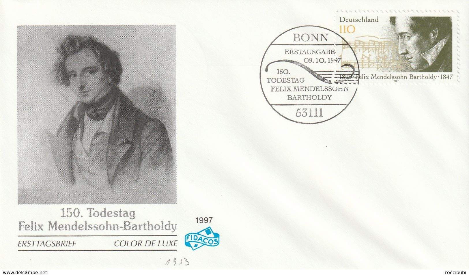 Mi. 1953 FDC - Sonstige & Ohne Zuordnung