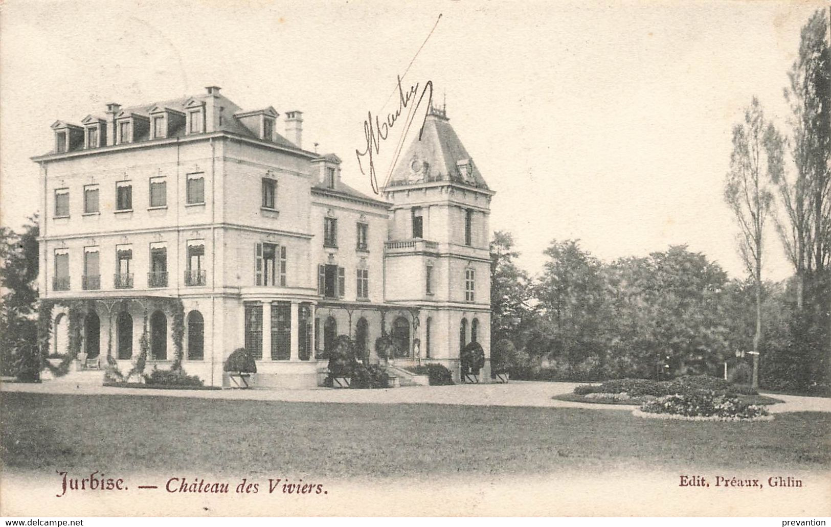 JURBISE - Château Des Viviers - Carte Circulé - Jurbise