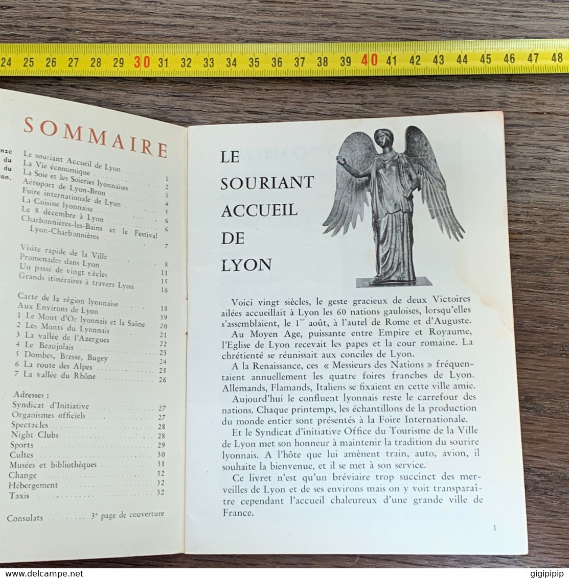 Livret Publicitaire Tourisme Lyon J Ravel IMPRIMERIE BOSC FRERES MARC LEVIN JEAN BEAUMONT - Grand Format : 1921-40
