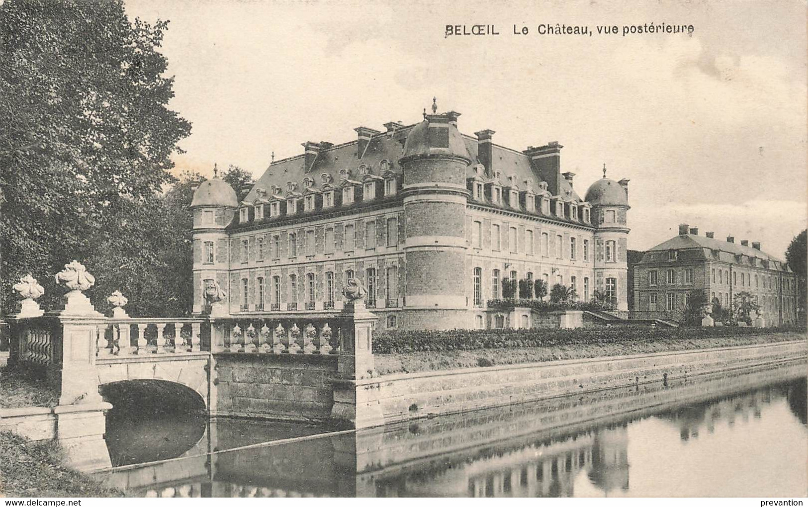 BELOEIL - Le Château, Vue Postérieure - Carte Circulé - Beloeil