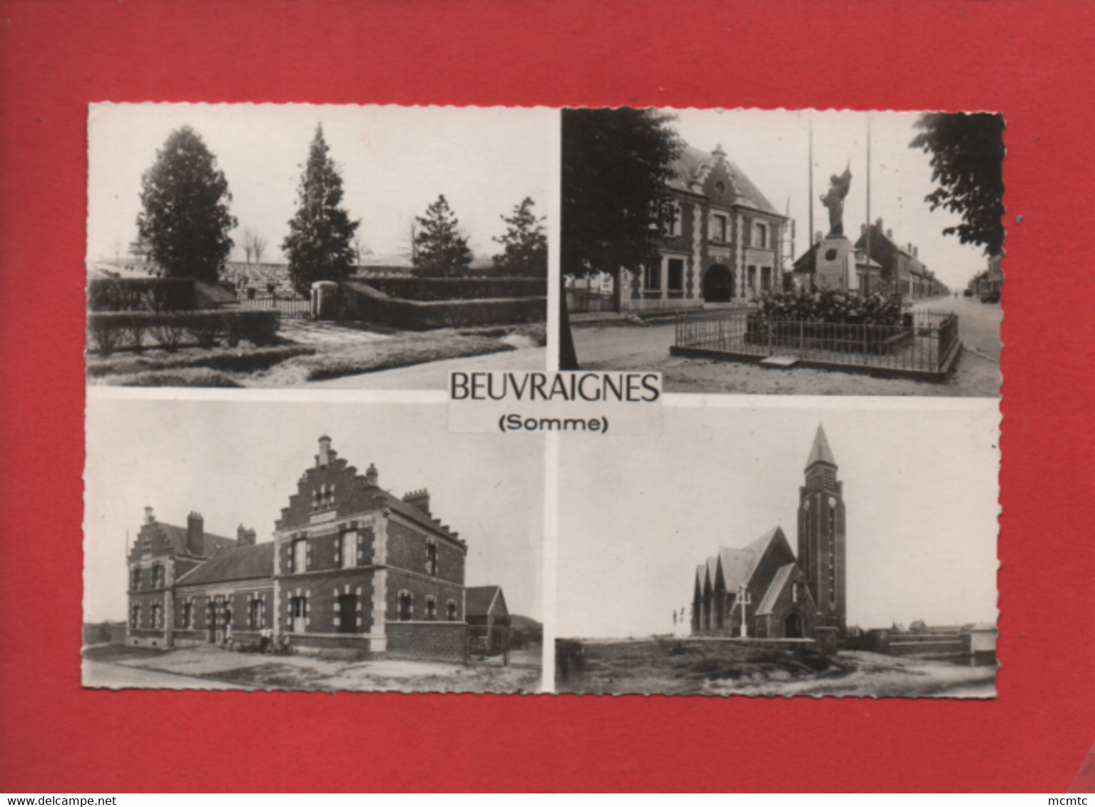 CPSM Petit Format -  Beuvraignes  -(Somme) Multivues , Multivue - Beuvraignes