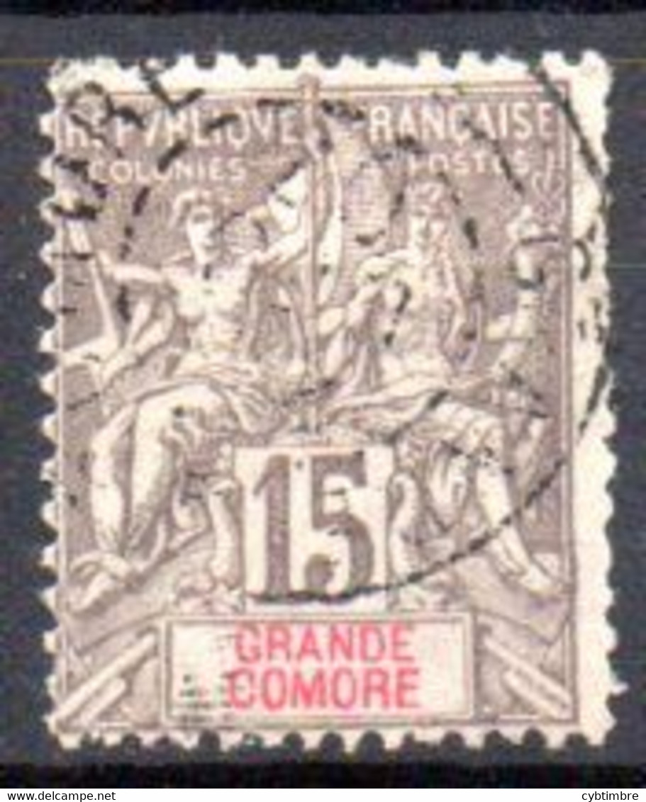 Grande Comore: Yvert N° 15 - Usati