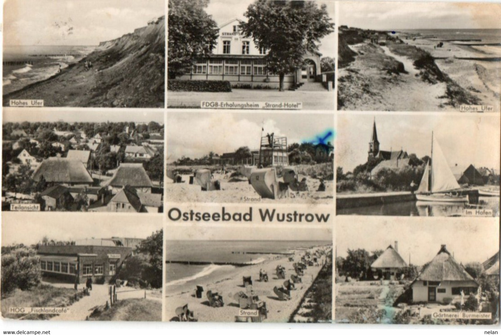 OSTSEEBAD WUSTROW - F. P. - STORIA POSTALE - Fischland/Darss