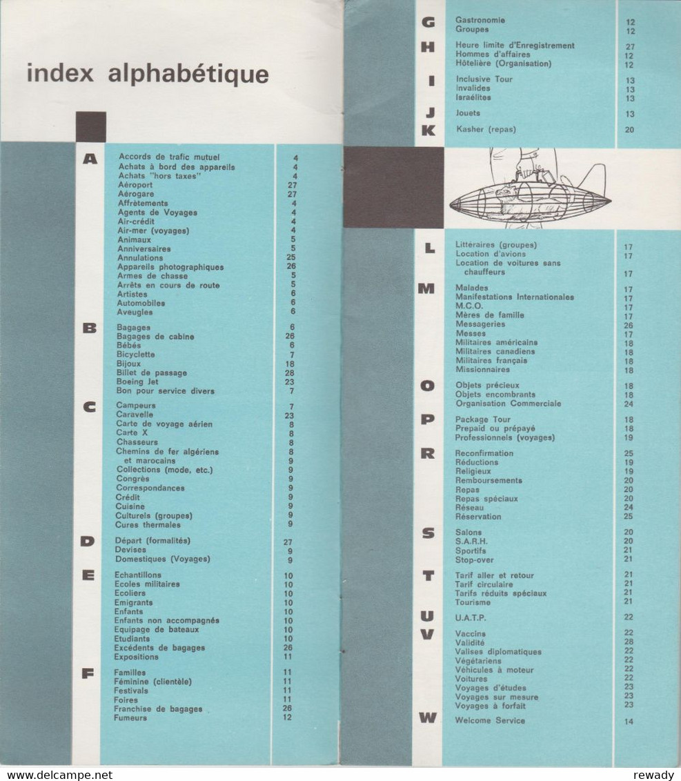 AIR FRANCE - Dépliant / Air France Vous Offre 100 Facilites Pour Voyager Mieux / 30 Pages - Riviste Di Bordo