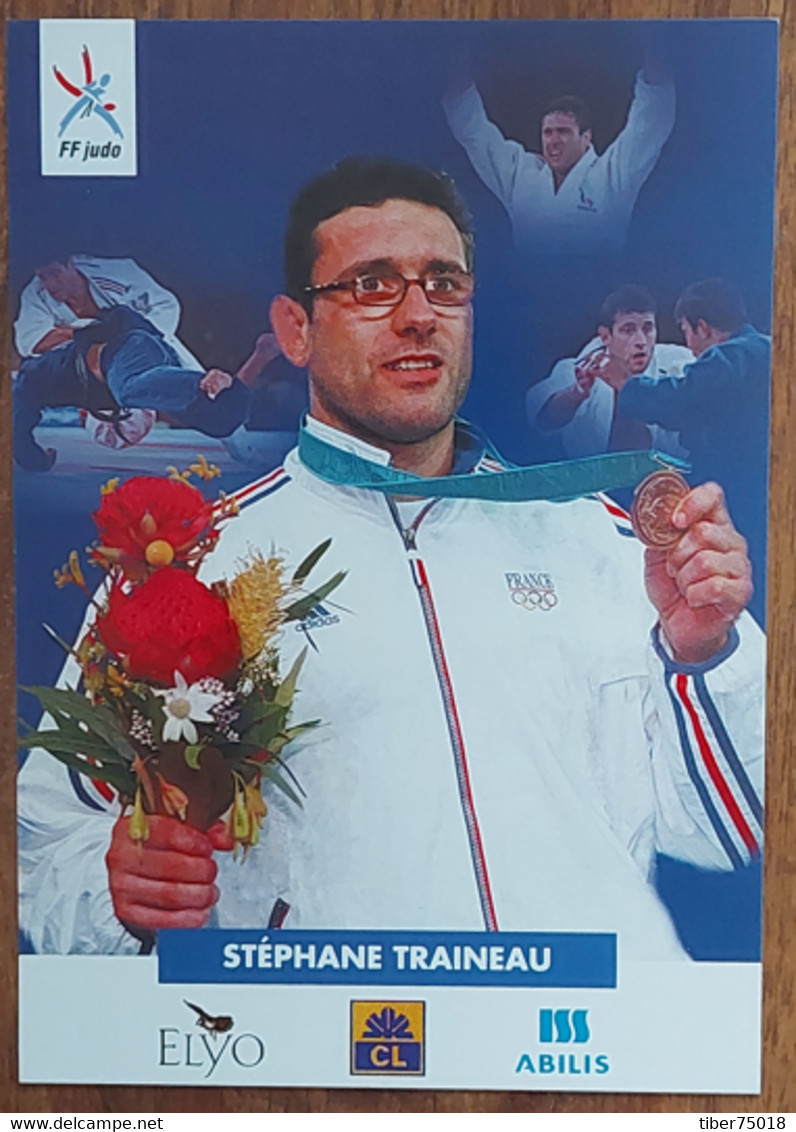 Carte Postale - Stéphane Traineau (Médaille De Bronze - Jeux Olympiques 2000) Judo - Publicidad