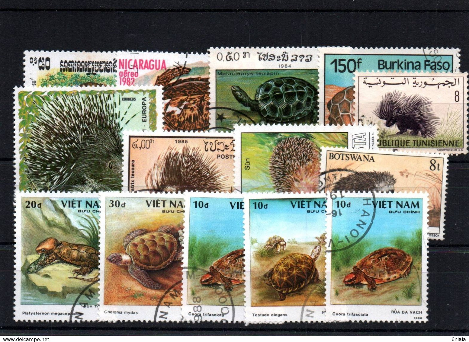 7621 LOT DE TIMBRES   TORTUE     HERISSON      Divers - Sonstige & Ohne Zuordnung