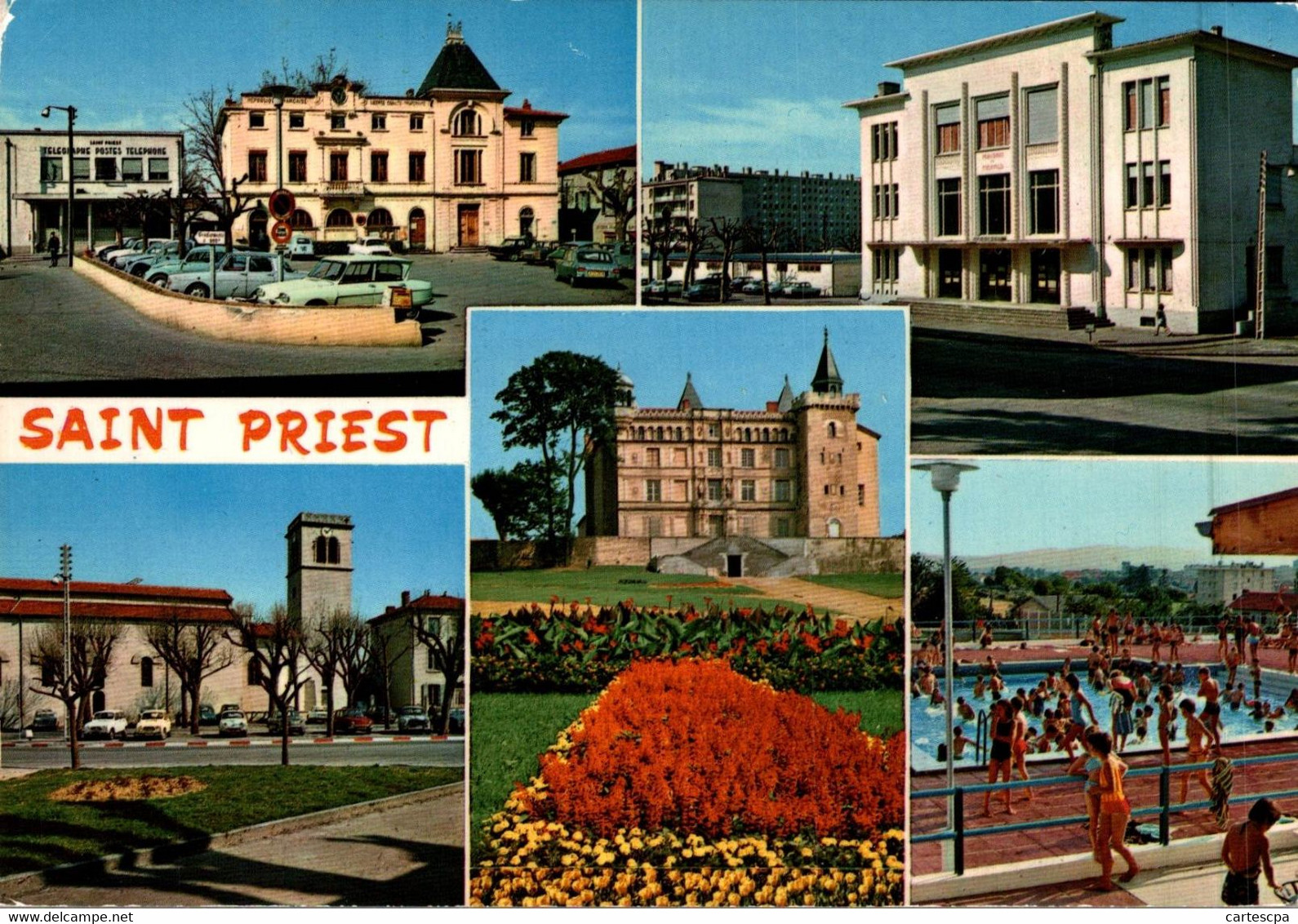 Saint Priest Carte Souvenir  1976   CPM Ou CPSM - Saint Priest