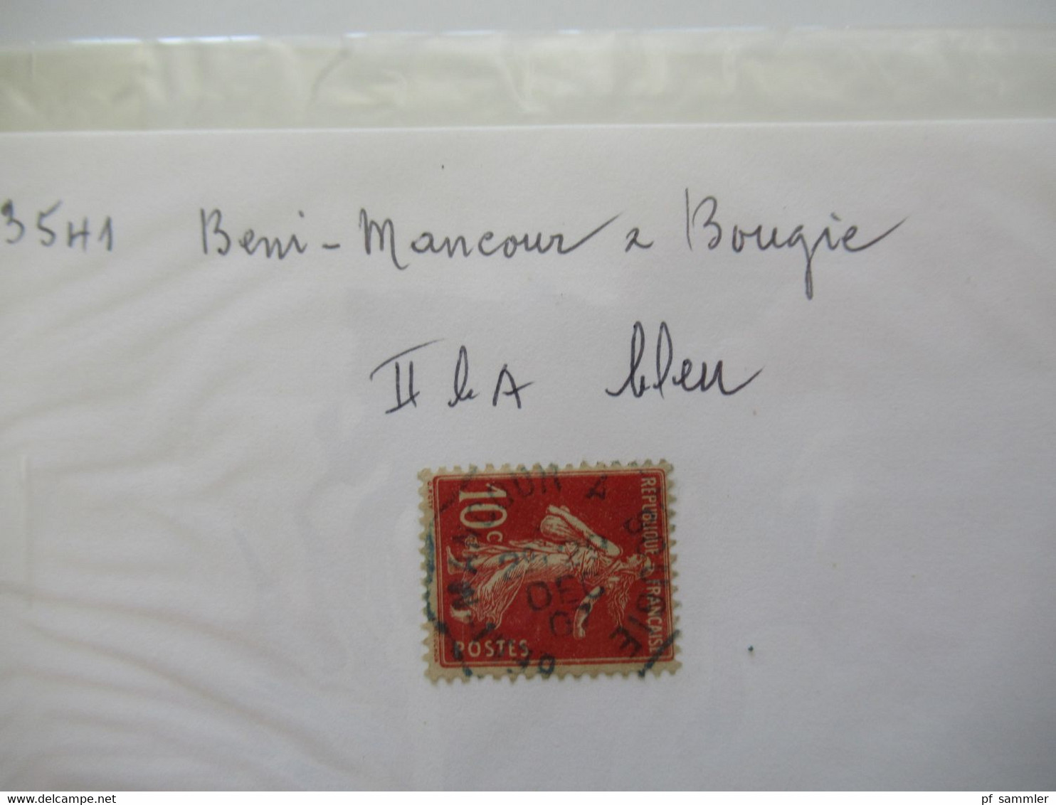 Frankreich Gebiete Algerien / Alger u. Constantine Marken kleiner Posten auch ein Briefstück Stp 1953 Innsbruck A Lindau