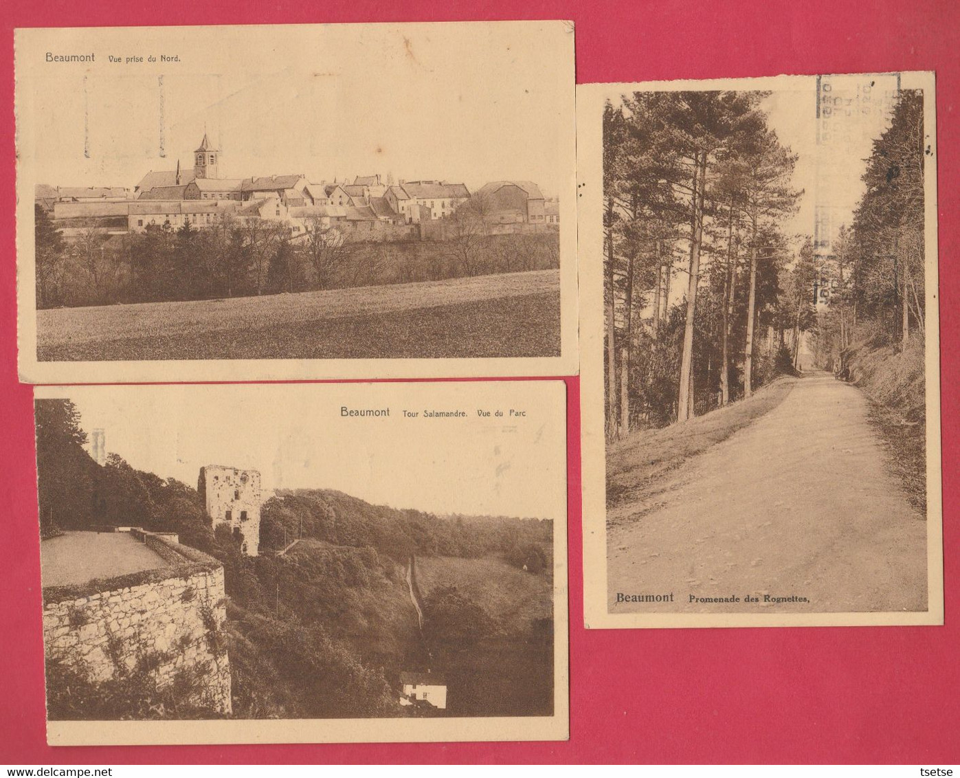 Beaumont - 3 Cartes Postales ... Vers 1930 ( Voir Verso ) - Beaumont