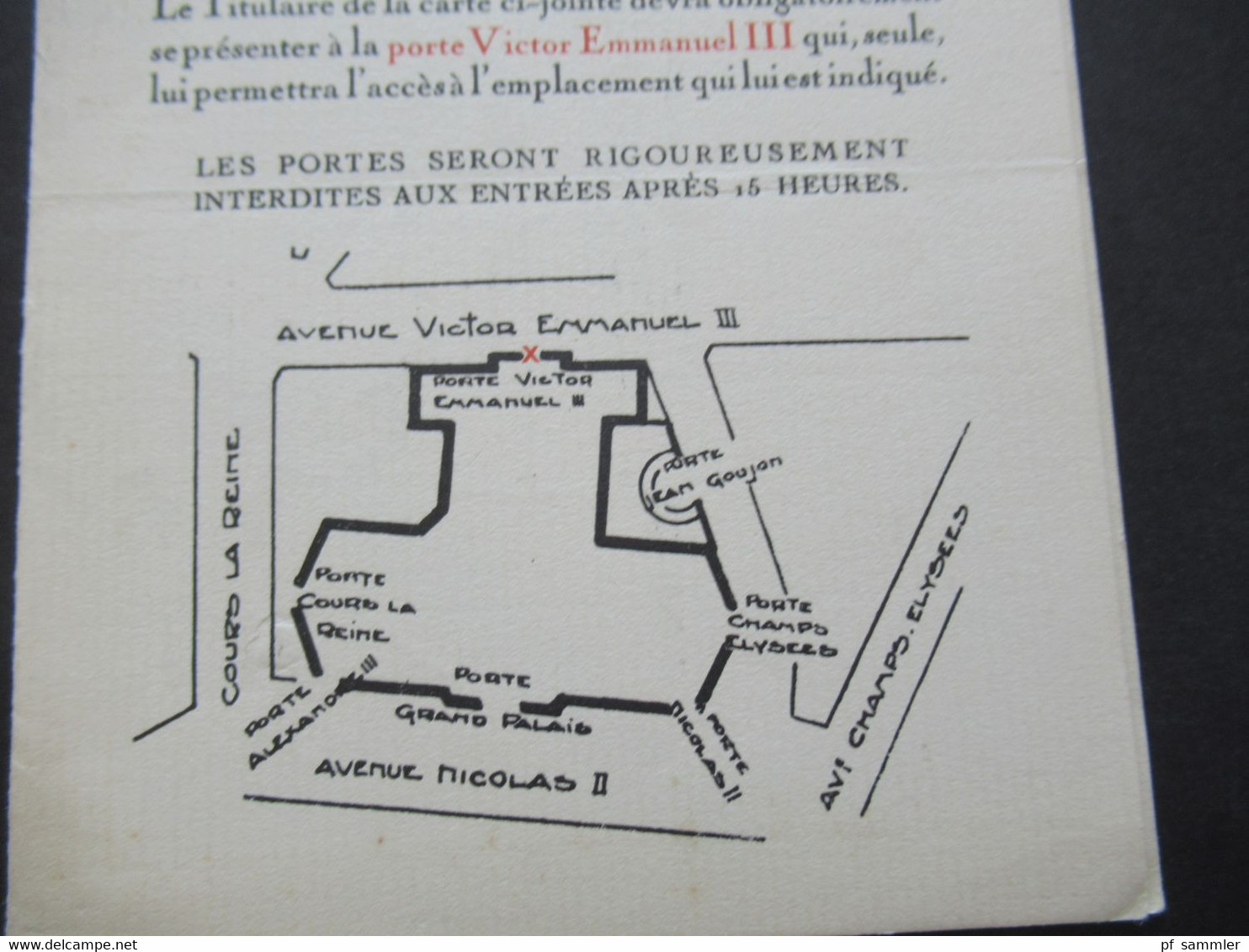 1925 Originale Einladungskarte Mit Faltblatt Exposition Internationale Des Arts Decoratif Et Industriels Modernes Paris - Brieven En Documenten