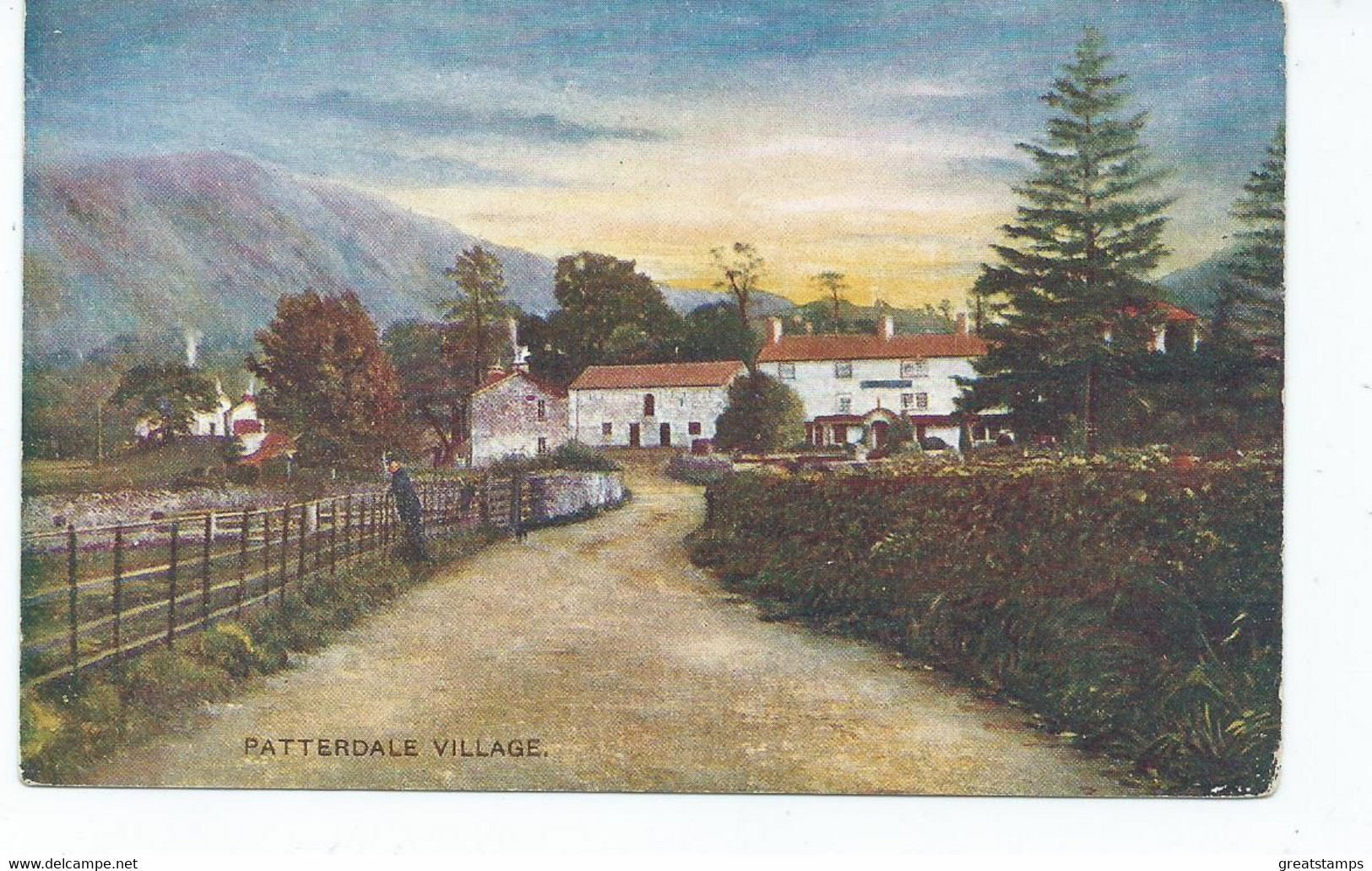 Cumberland  Postcard Patterdale Village Postcard Unused - Patterdale