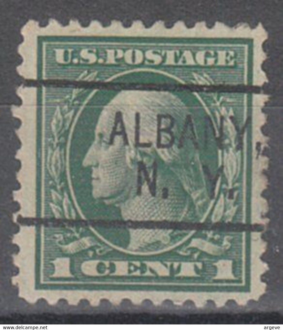 USA Precancel Vorausentwertungen Preo Locals New York, Albany 1917-L-4 E - Prematasellado