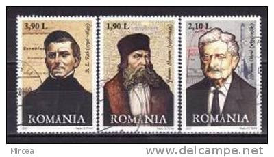 C1542 - Roumanie 2007 - Yv.no.5249-51 Obliteres,serie Complete - Gebruikt