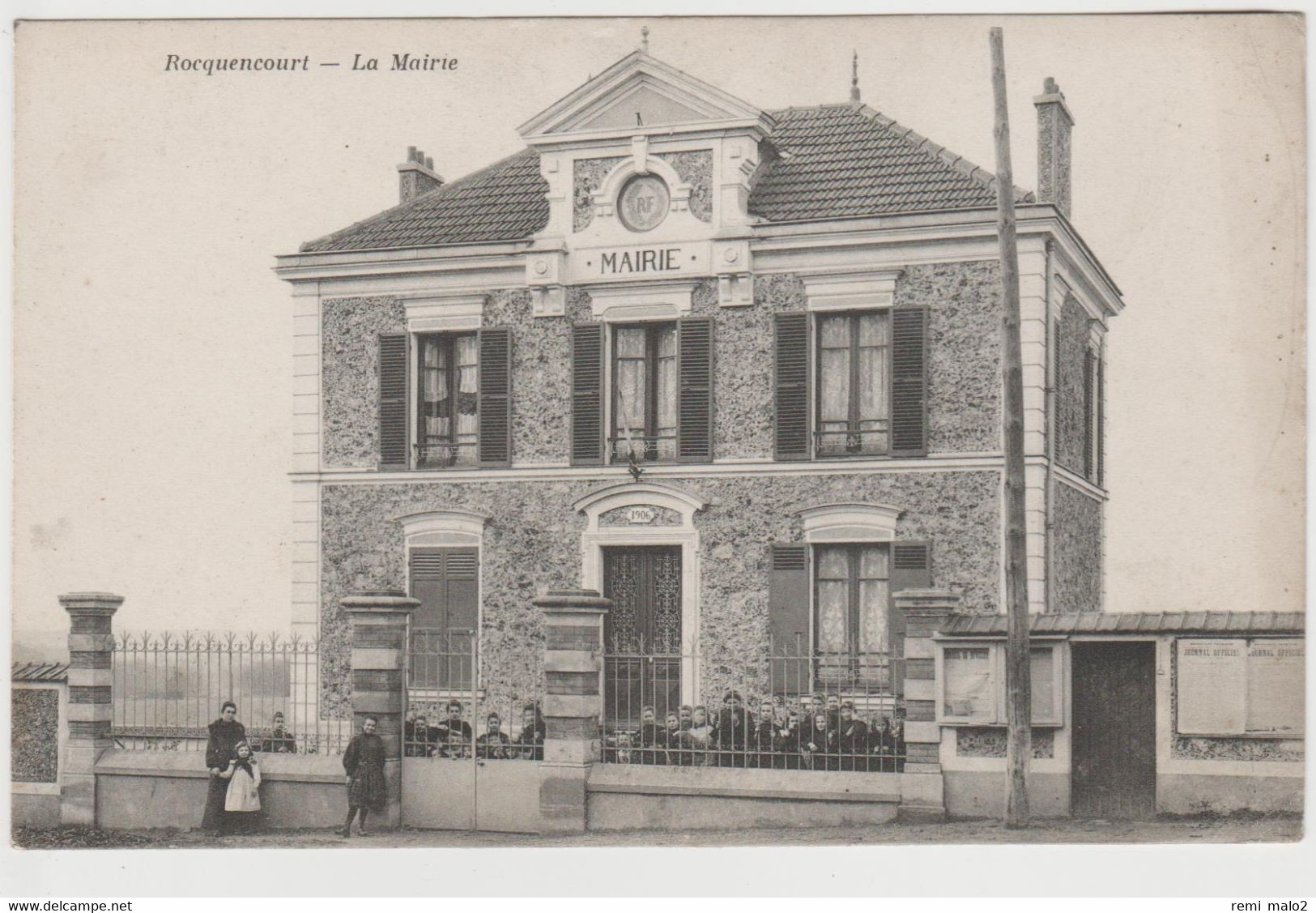 CARTE POSTALE   ROCQUENCOURT 78   La Mairie - Rocquencourt