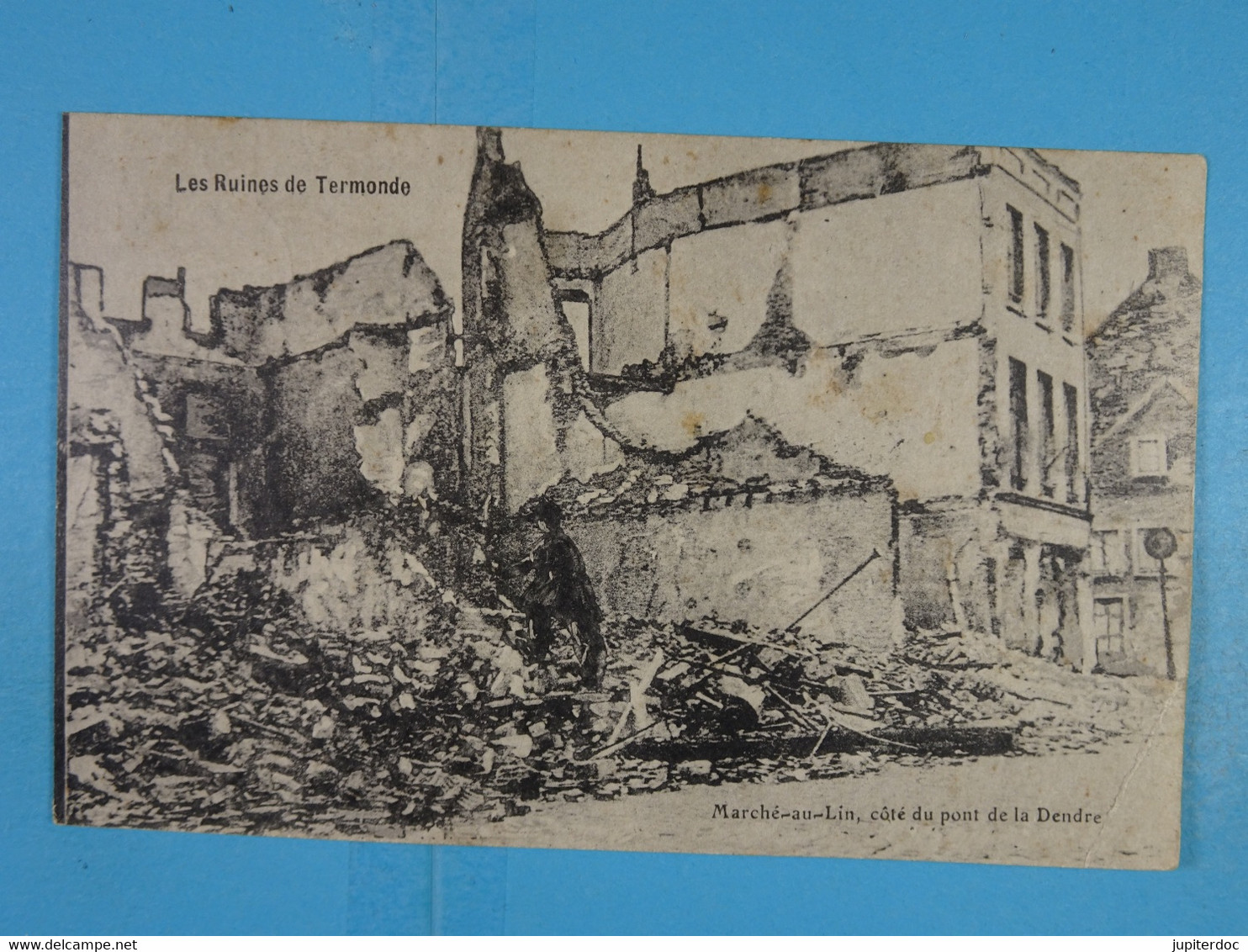 Les Ruines De Termonde Marché Au Lin, Côté Du Pont De La Dendre - Dendermonde