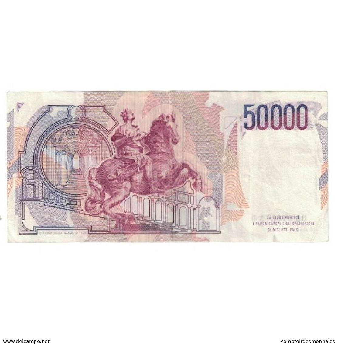 Billet, Italie, 50,000 Lire, 1984, 1984-02-06, KM:113a, TTB - 50000 Liras