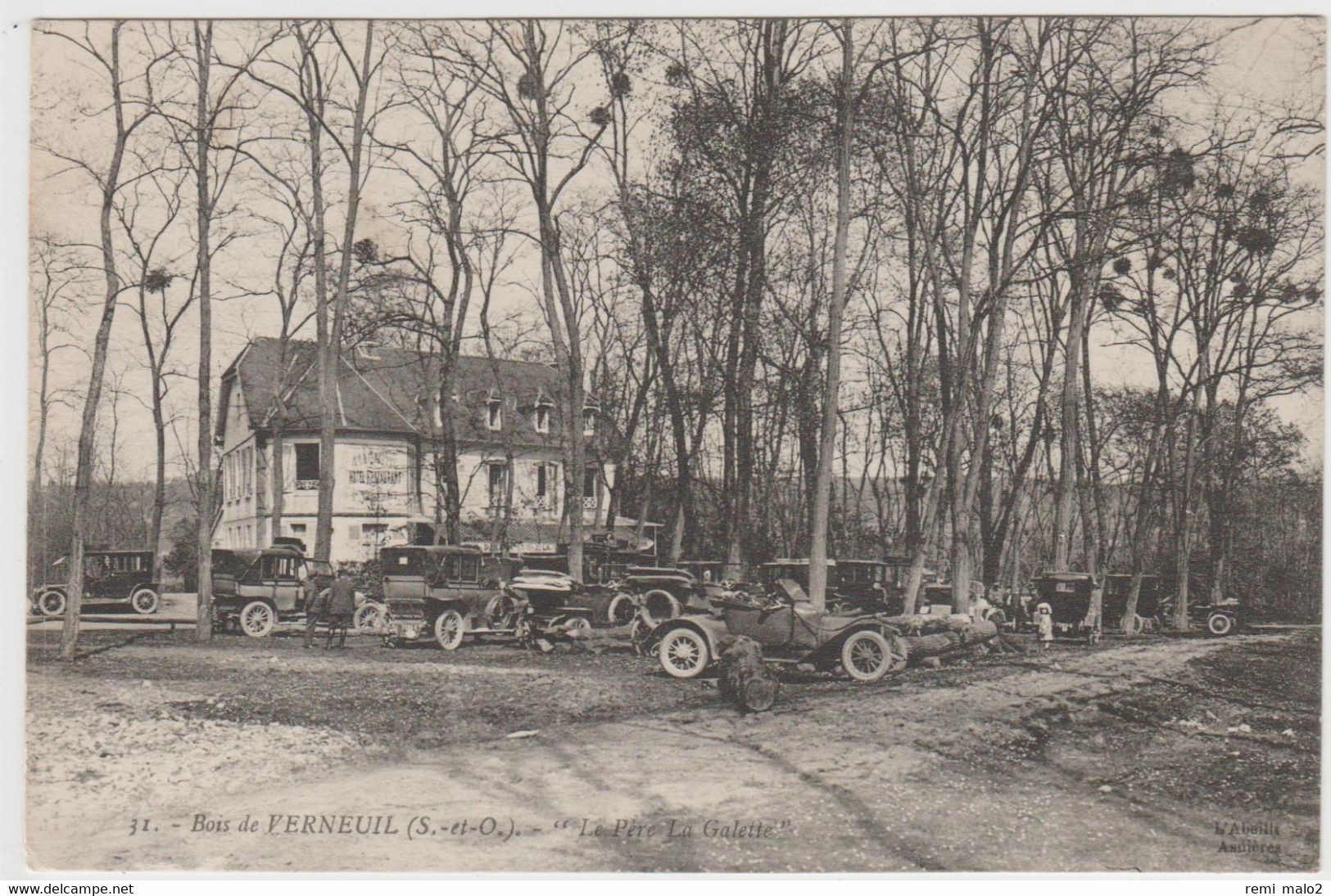 CARTE POSTALE   Bois De VERNEUIL 78  "Le Père La Galette" - Verneuil Sur Seine