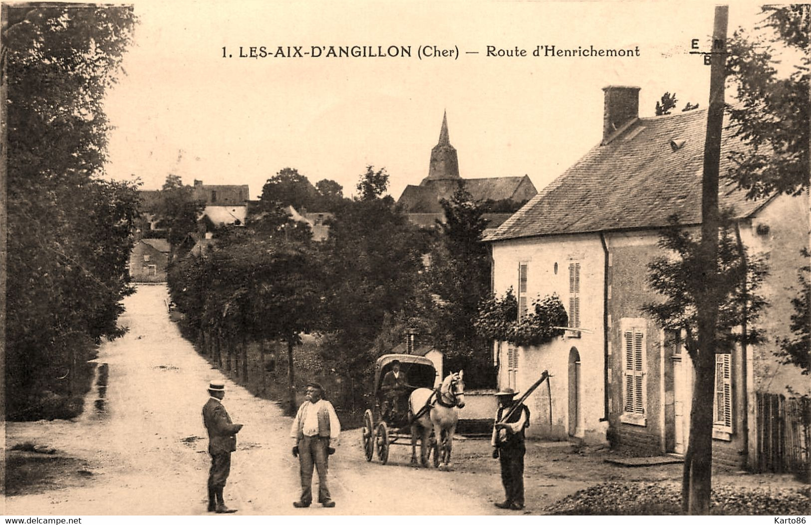 Les Aix D'angillon * La Route D'henrichemont * Attelage Villageois - Les Aix-d'Angillon