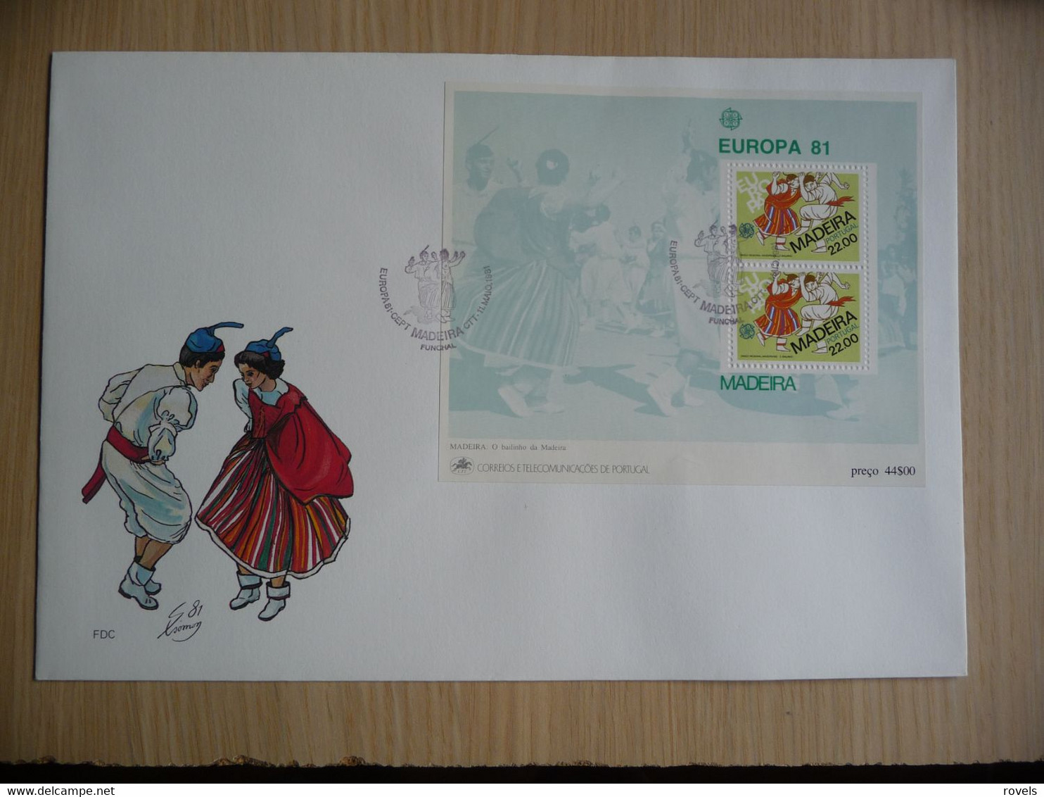 (6) **  1981 - Europe CEPT FDC Portugal Madeira Mi.Block 2 - Cancel Funchal - Sonstige & Ohne Zuordnung