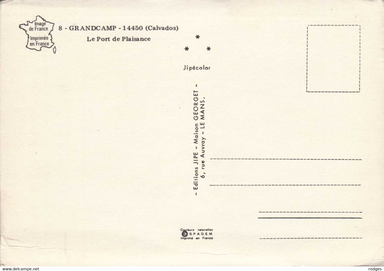 Dep 14 , Cpm  GRANDCAMP , 14450 , Le Port De Plaisance (voitures , 4L) (11506) - Other & Unclassified